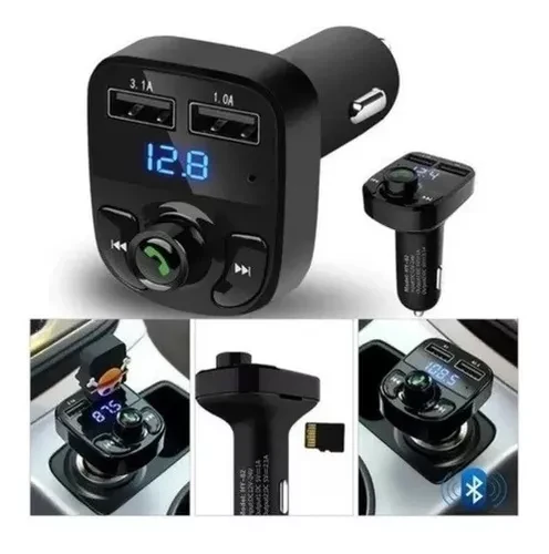 Miniatura 6 de Transmisor FM para carro bluetooth X8